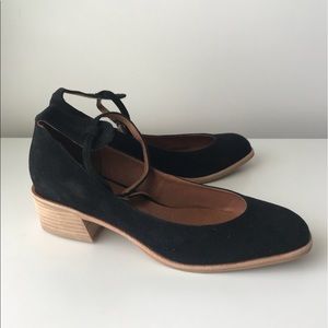 Jeffrey Campbell <> Free People Black Ankle Strap